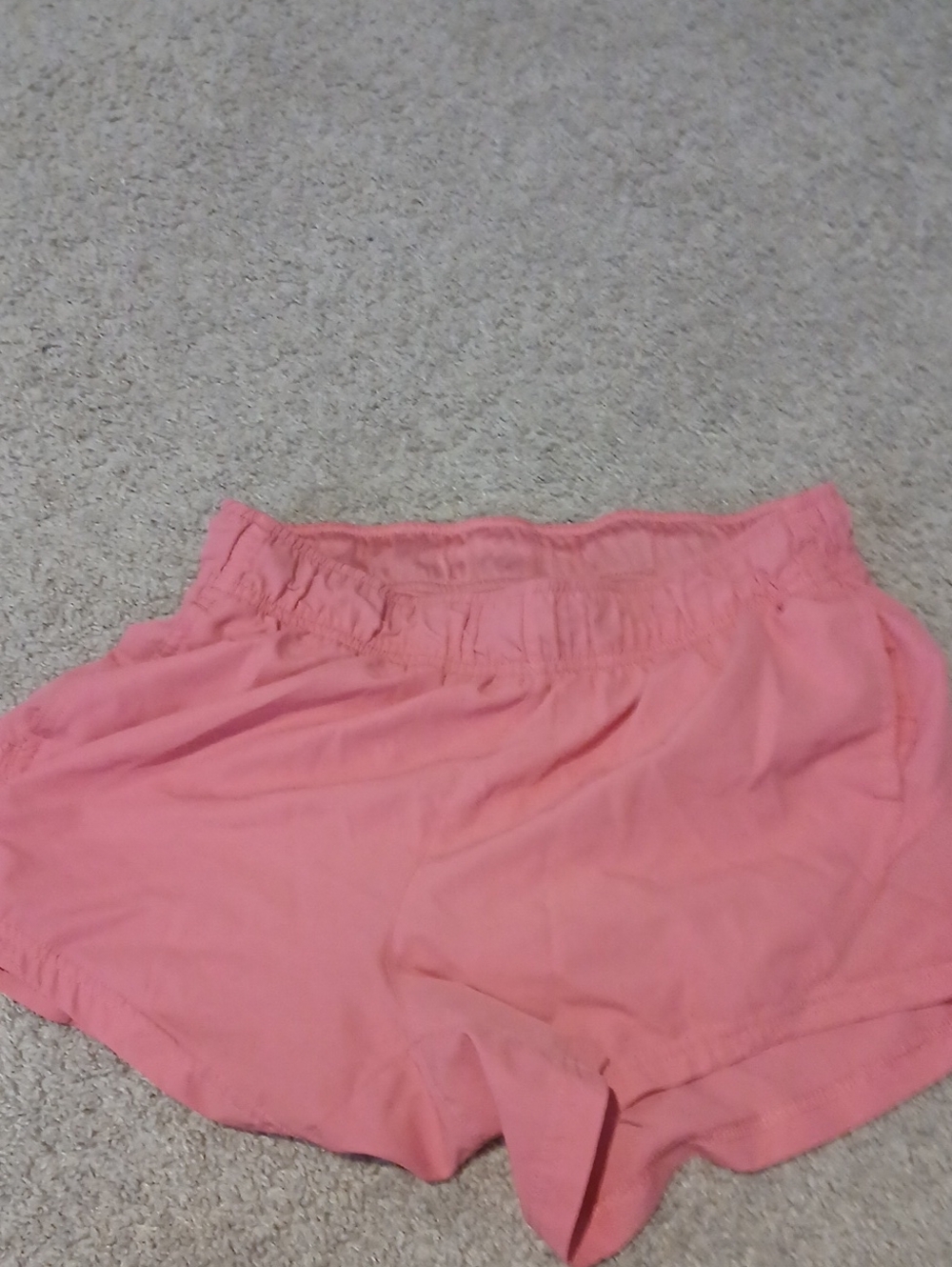 Athletic Works Pink Elastic-Waist Athletic Shorts